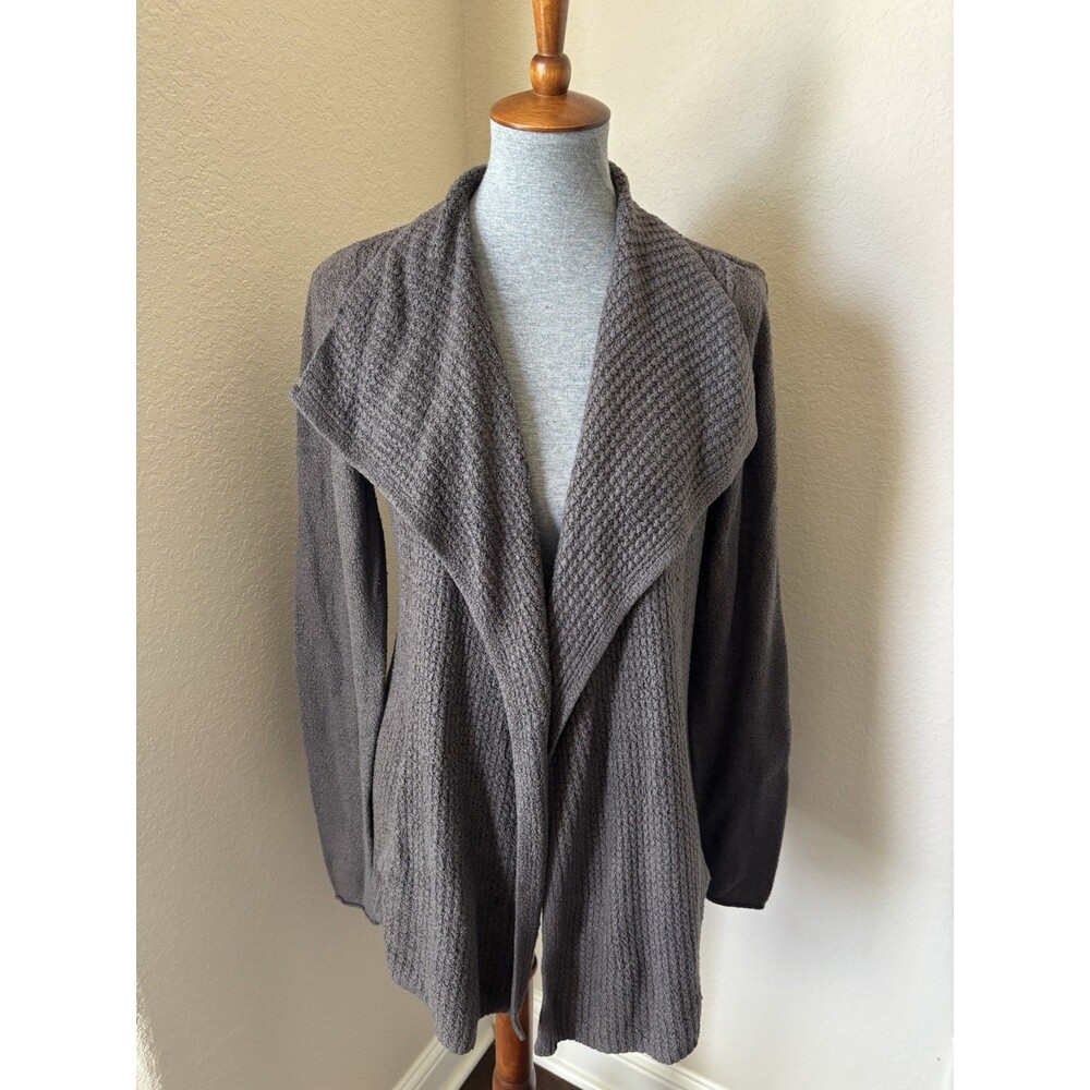 Barefoot Dreams Size Small Pewter Gray CozyChic Lite Coastal Cardi, Style 485